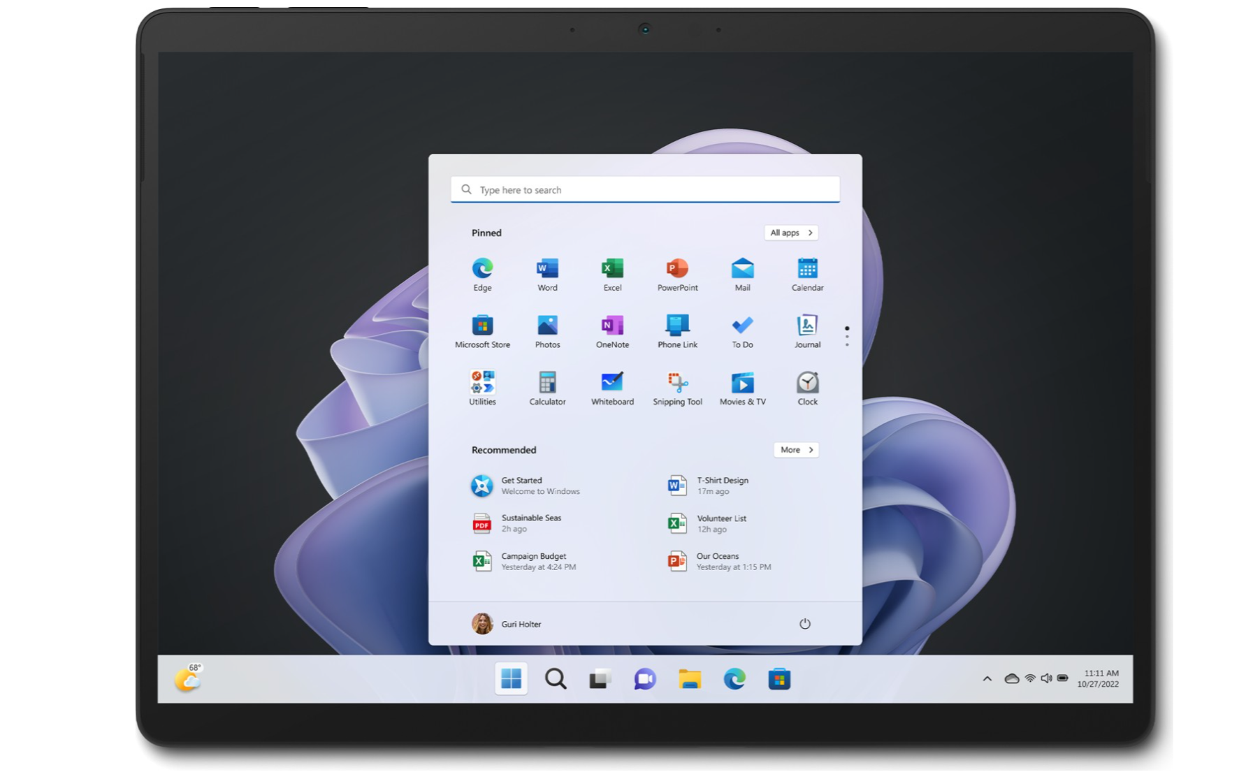 Microsoft Surface Pro 9 I5 1245U 16GB RAM 256GB SSD (erweiterbar) schwarz 13"