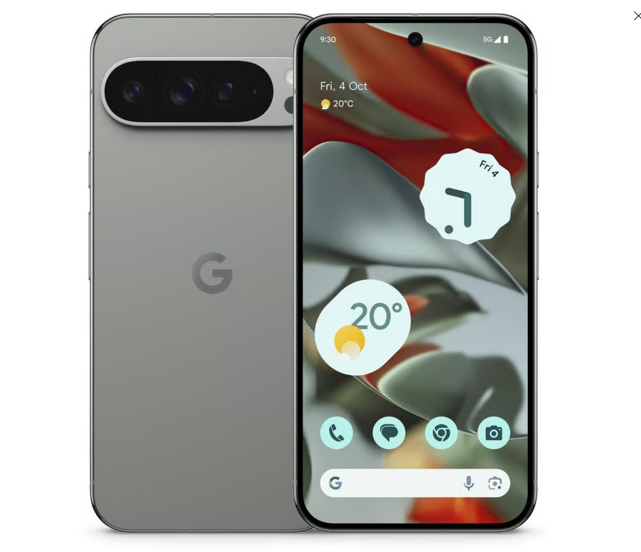 Google Pixel 9 Pro , 256GB, graugrün (hazel), refurbished B