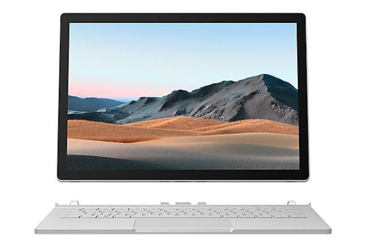 Microsoft Surface  Book 3  i7 1065G/ 13,5 Zoll  SSD 1024GB , RAM 32GB , QWERTZ platin , Windows 11 , Refurbished  