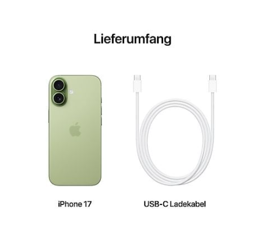 iPhone 17 Salbei 256 GB Demoware nie aktiviert