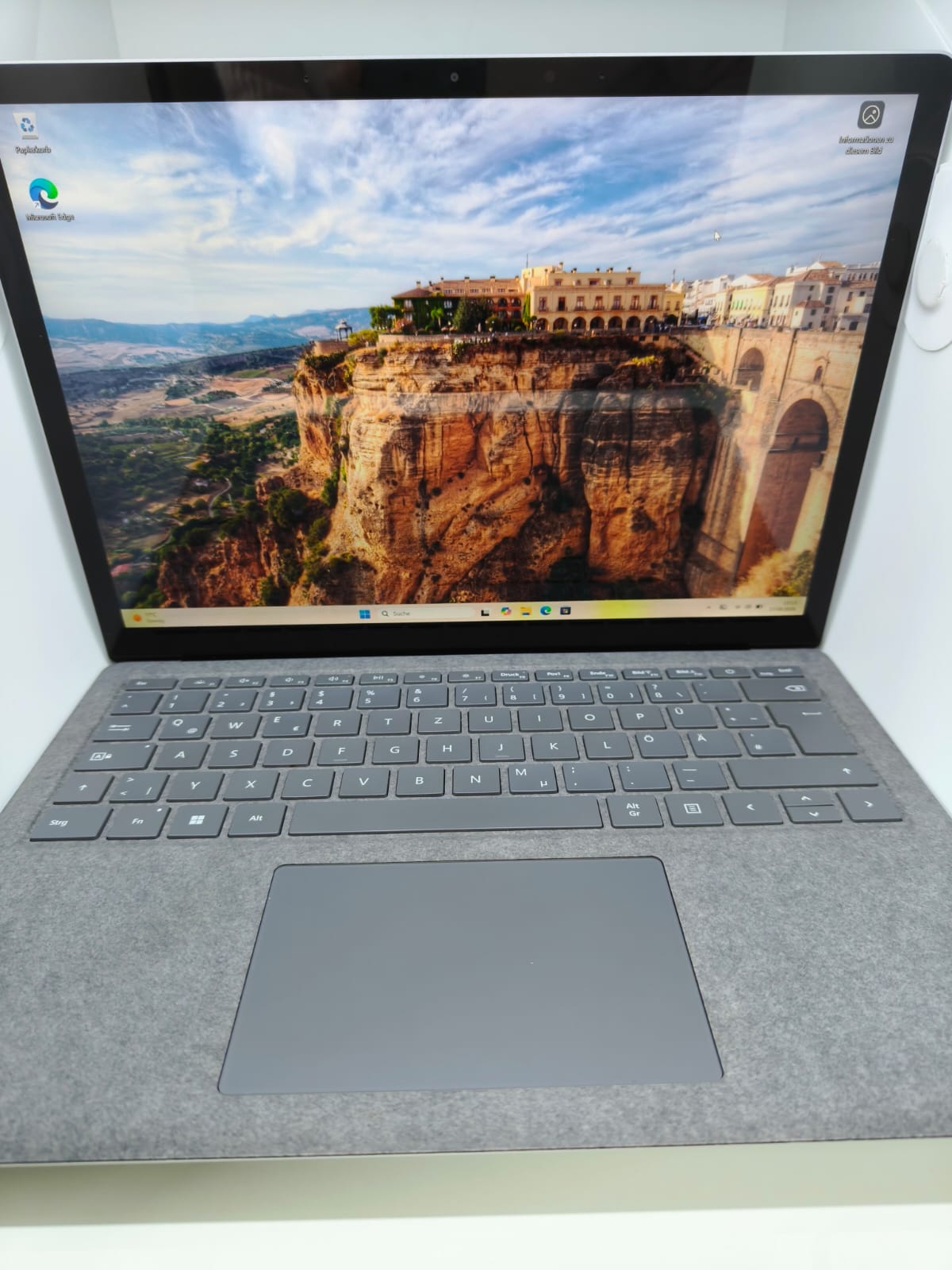Microsoft Surface Laptop 4 13,5' Intel I7 512GB SSD, 16GB RAM, QWERTZ platin