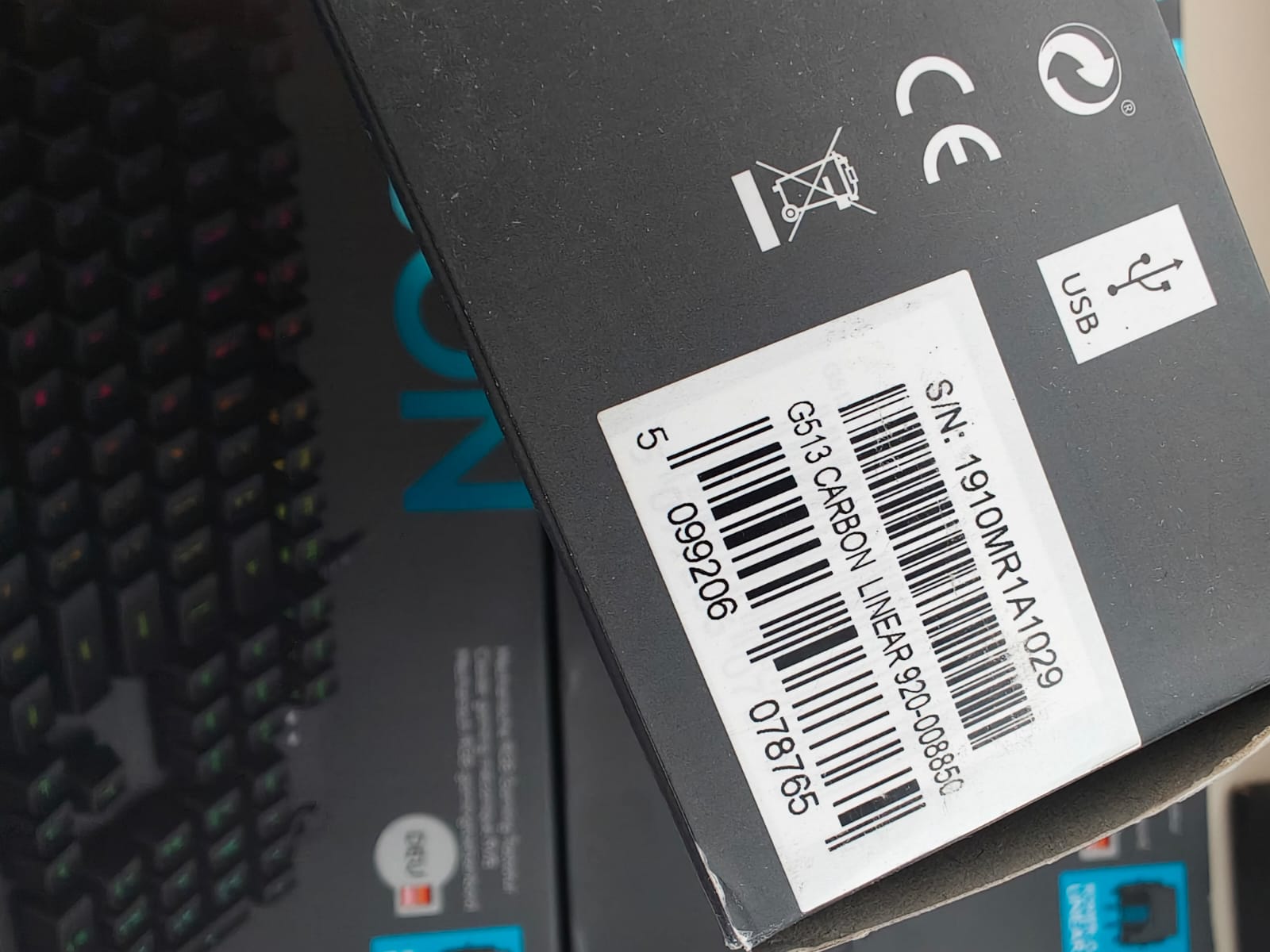 Logitech G513 Carbon mechanische RGB Gaming Tastatur QWERTZ Romer G linear Demo